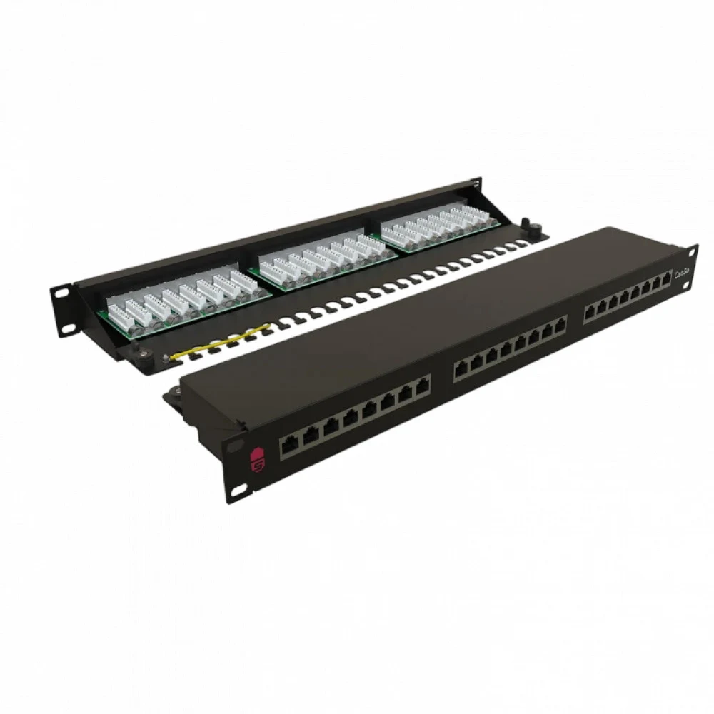 Патч-панель Sysmatrix PP 1901U.S245ES.N 19" 1U 24xRJ45 кат.5E FTP