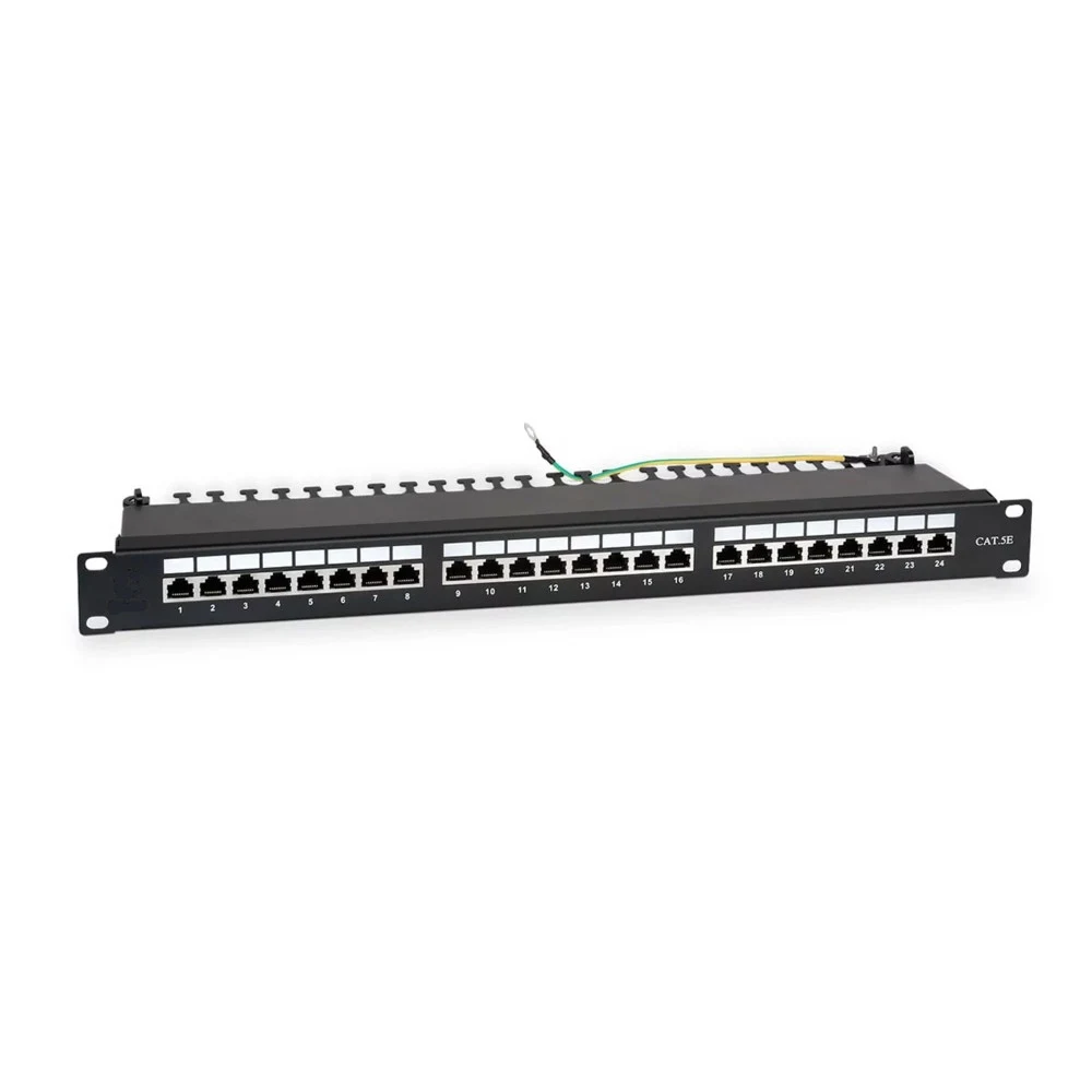 Патч-панель LANMASTER 24 порта, UTP, кат.6, 1U