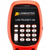 Трубка телефонная Lanmaster LAN-TELESET-100 для тестирования красный