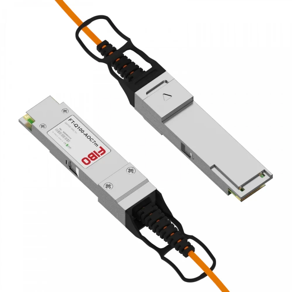 Кабель/ FT-Q100-AOC7m QSFP28 AOC модуль 100G, оптический кабель, 7 метров