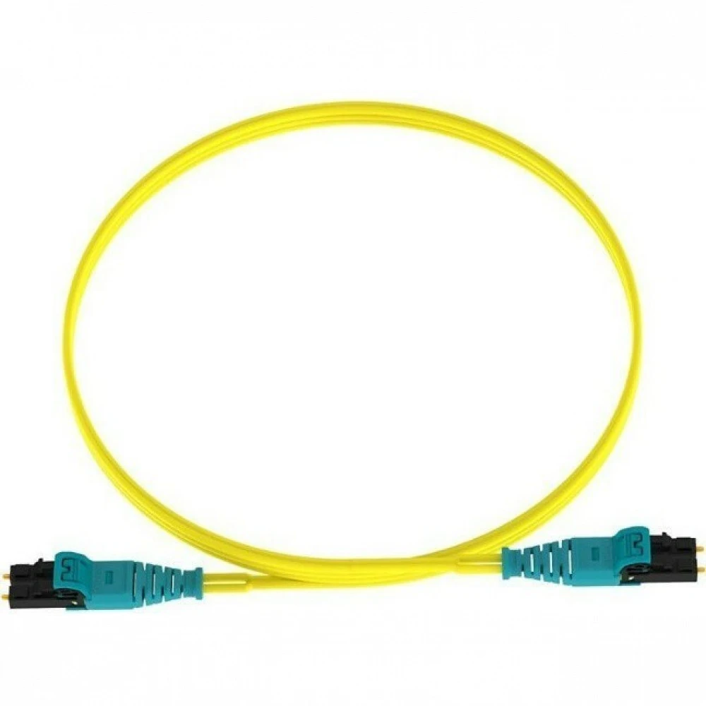 2-fiber OS2 patch cord, LC push-pull to LC push-pull, low smoke zero halogen (LSZH) rated, 1.6mm jacket, Standard IL.