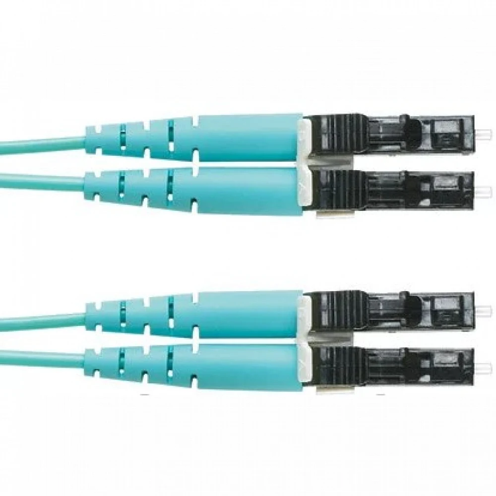 Патч-корд Panduit FZ2ELLNLNSNM008 2x50/125 OM4 LC дуплекс-LC дуплекс 8м LSZH аквамарин
