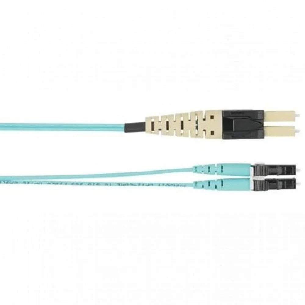 Патч-корд Panduit PVQZLE10LQM08.0 2x50/125 OM4 LC дуплекс-LC дуплекс 8м LSZH аквамарин