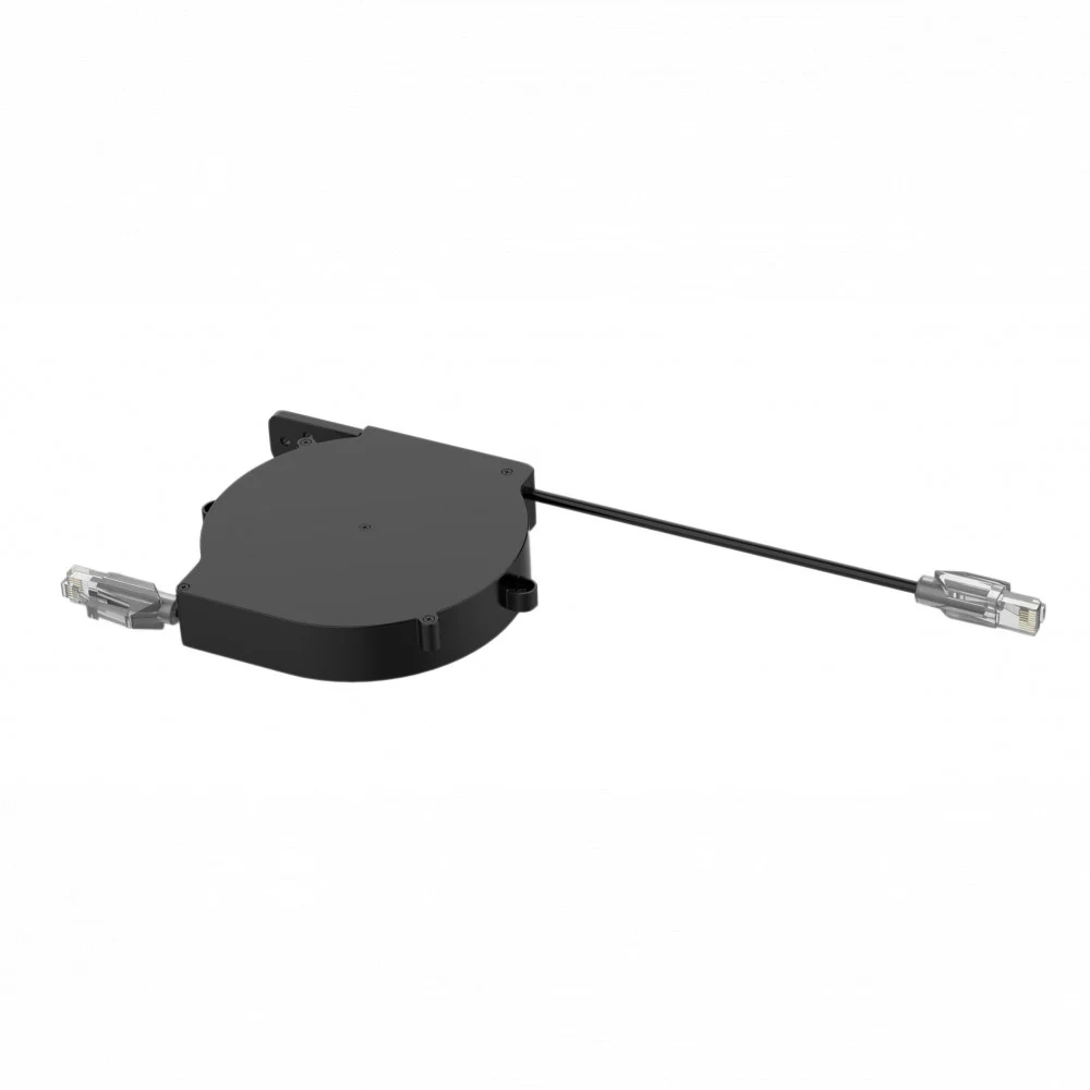 [WRTS-CAT6-RT] Кабельный ретрактор Wize Pro [WRTS-CAT6-RT] CAT6 с коннектором RJ45, для установки в архитектурный лючок серии WRTS, выдвижение 80 см