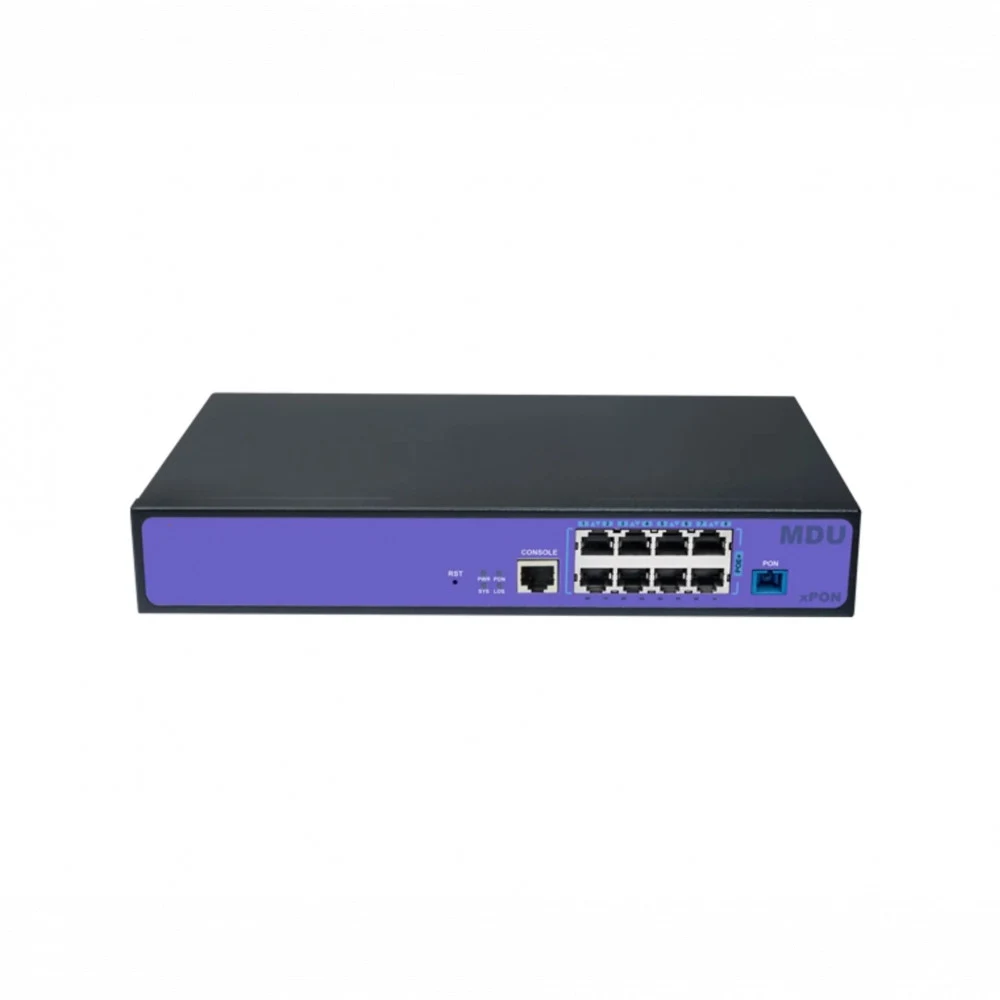 Абонентский терминал ONU GPON, 8x1G , PoE, совместим с BDCOM