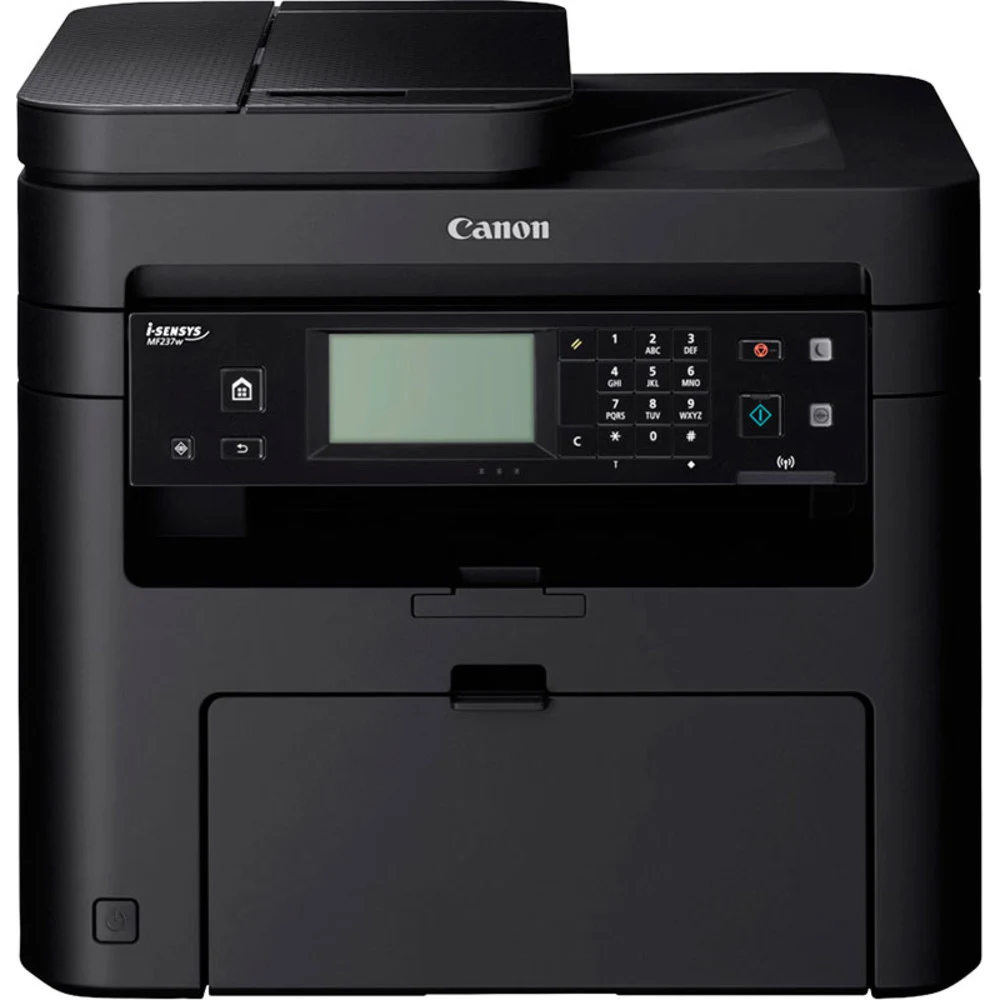 МФУ лазерный Canon i-Sensys MF237w (A4, принтер/сканер/копир/факс, 23ppm, 1200 dpi, 256Mb, ADF, Network, Wi-Fi, USB, без т/трубки) (1418C169)
