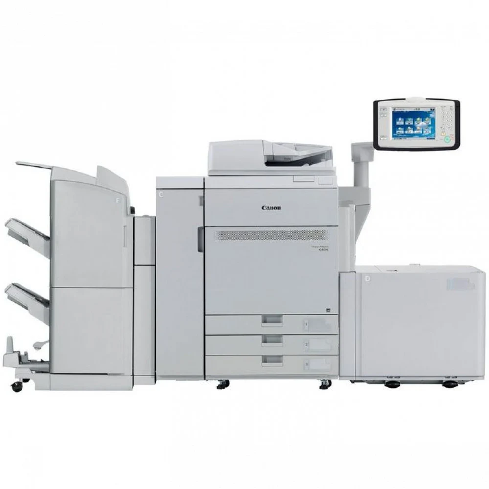 МФУ Canon imagePRESS С850 (A3, Printer/Scanner/Copier/DADF/Duplex, 2400 dpi, Color, 85 ppm, 1,5Gb, 1,66 Ghz DualCore, HDD 1000Gb, tray 550х3 pages, LCD Color (10,4"), USB 2.0, RJ-45, cart. ) (тонера