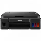 Цветное МФУ, Canon, Pixma G2410, 2313C009AA, A4, PGBK/C/M/Y, 11 изобр./мин, ёмкость - 100 листов, 3.5 мс/линия, 100–240 В пер. тока, 50/60 Гц, USB, черный (2 картриджа FINE)