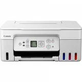 Цветное МФУ, Canon, Pixma G3470 White, 5805C029AA, A4, PGBK/C/M/Y, 11 изобр./мин, 3.5 мс/линия, ёмкость лотка - 100 листов, 100–240 В, 50/60 Гц, USB, WiFi, Белый