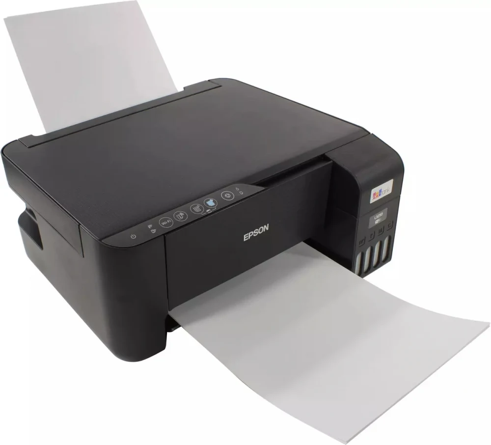 ЦВ МФУ струйное Epson L3250 (A4, 33 стр/мин(ч/б)/15 стр/мин(цв), скан. до 11 стр/мин. (ч/б) 28 стр/мин. (цвет), 1440 x 5760 dpi (печать) 1200x2400dpi (скан.), USB, WiFi )