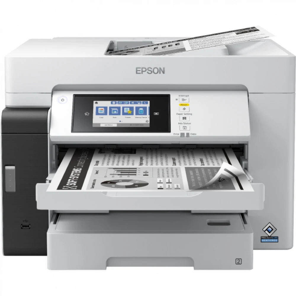 МФУ Epson M15180, A3+,print4800x1200dpi, 25ppm,scan 1200x1200dpi,tray 550.Wi-Fi,LAN,Duplex,USB,ADF