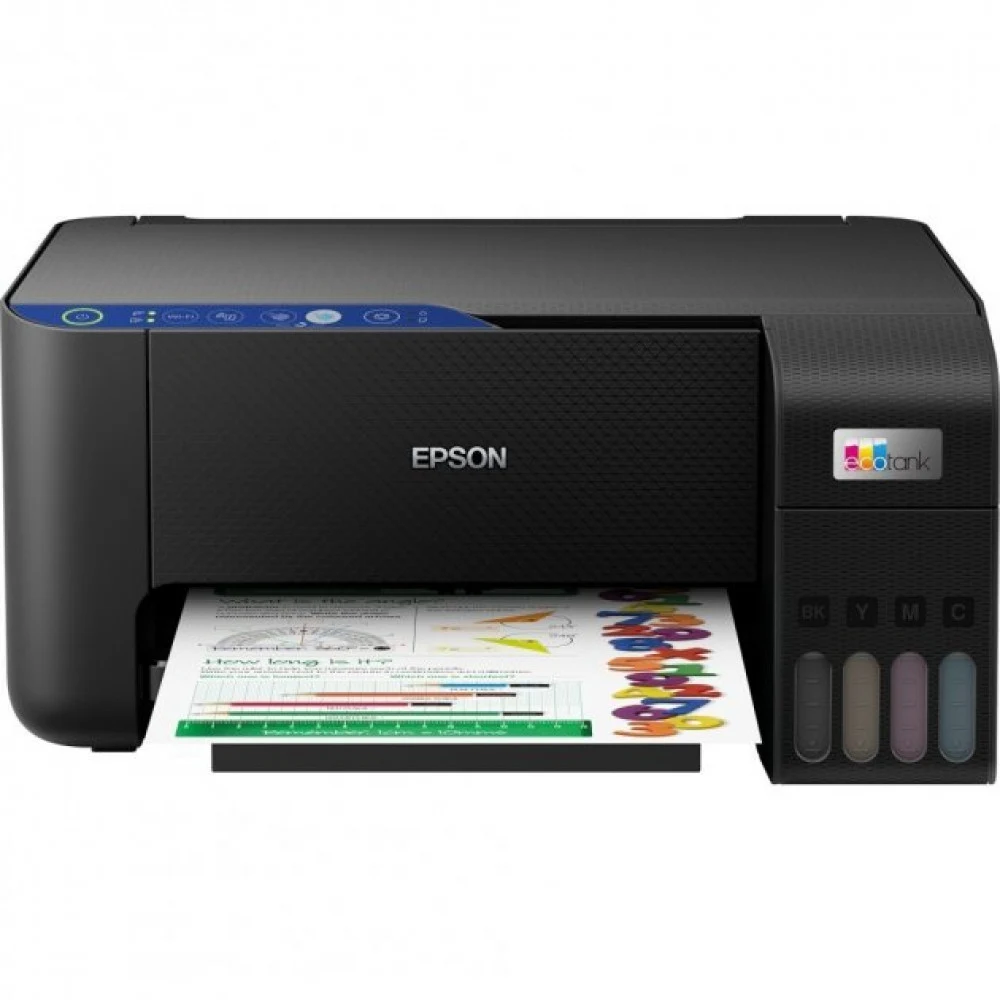 МФУ струйное цветное Epson L3251 C11CJ67413, до 33 стр/мин (10 стр/мин ISO), А4, печать фотографий, WIFI, no ADF (черный