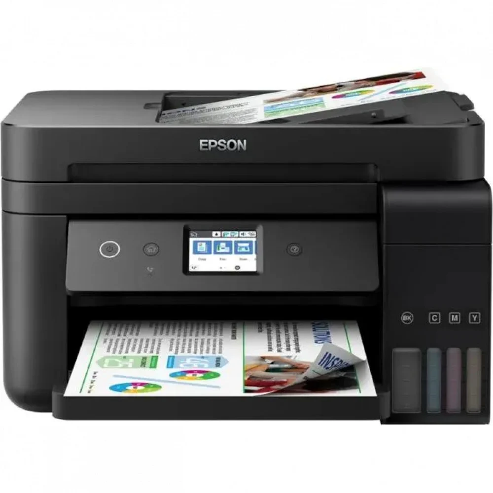 МФУ струйный Epson L6290 (C11CJ60405/505/408/507) A4 Duplex Net WiFi черный