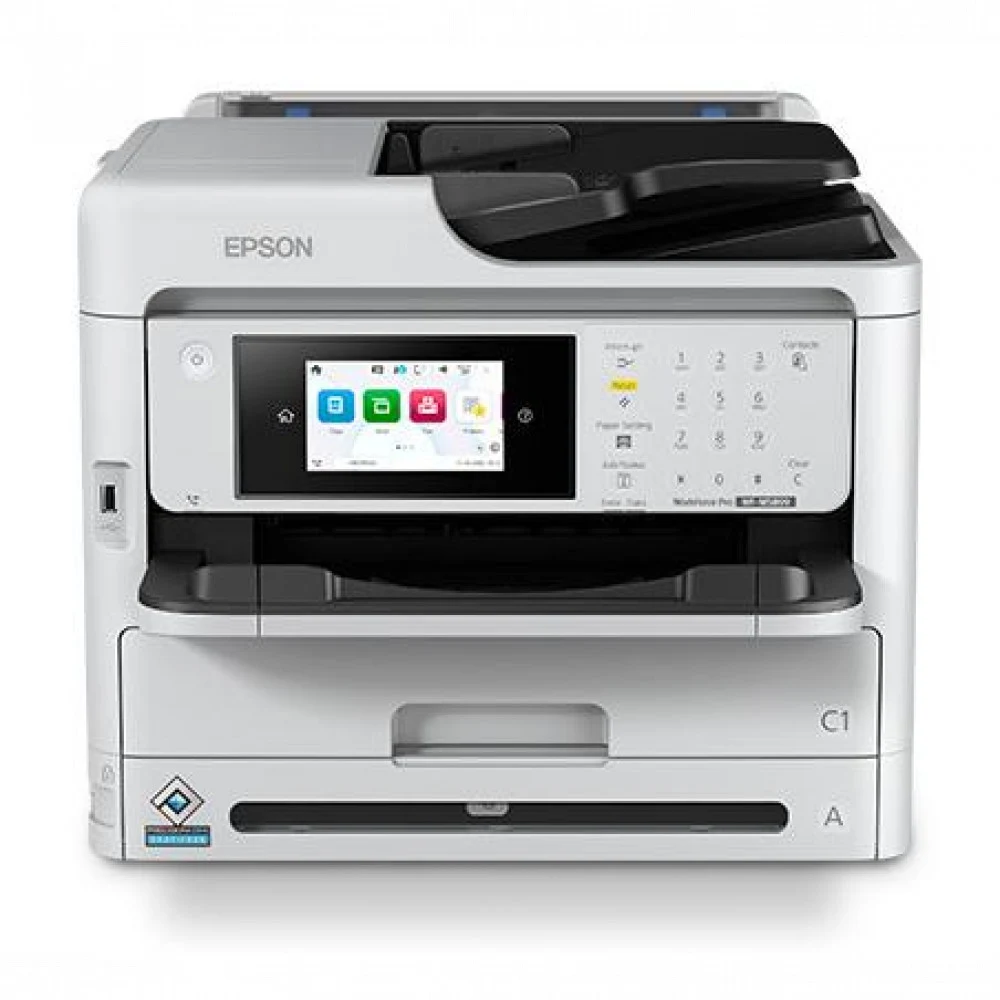 МФУ струйное ЧБ Epson WorkForce Pro WF-M5899DWF C11CK76402, А4, до 34стр/мин, ADF, ScanDuplex, LAN, WIFI