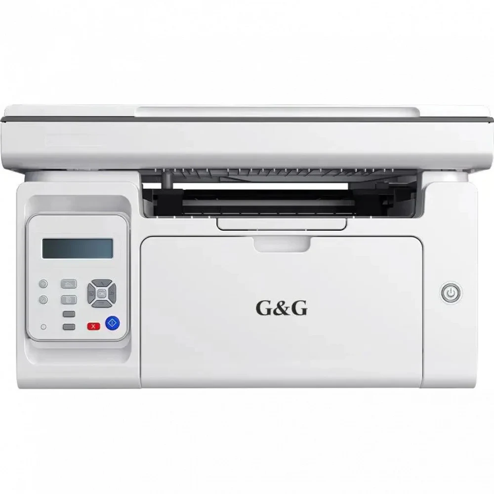 МФУ G&G M2022NW, P/C/S, Mono laser, А4, 22 ppm (max 25000 p/mon), 1200x1200 dpi, paper tray 150 pages, USB, WiFi, старт. картридж (700 стр.), оригинальный картридж - GT (существенное повреждение кор