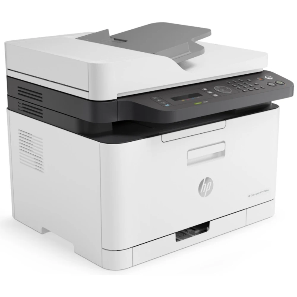 Многофункциональное устройство HP Color Laser MFP 179fnw (p/c/s/f, A4, 600dpi, 18(4ppm),128Mb,ADF40,USB 2.0/ Wi-Fi/Eth10/100,AirPrint, 1tray 150, cartridges 700b &500cmy pages in box,repl.SL-C480 (с