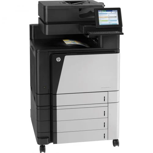 HP Color LaserJet Enterprise flow M880z (p/s/c/f,A3+,46,1200dpi,1,5Gb,5trays100+4*500,Duplex, ADF200,Enc.HDD320Gb,PS, USB/GigEth/FIH/HIP,JetLink, LCD8i,KensLock,1y warr,repl. CE664A,CE665A,Q3938A,Q3
