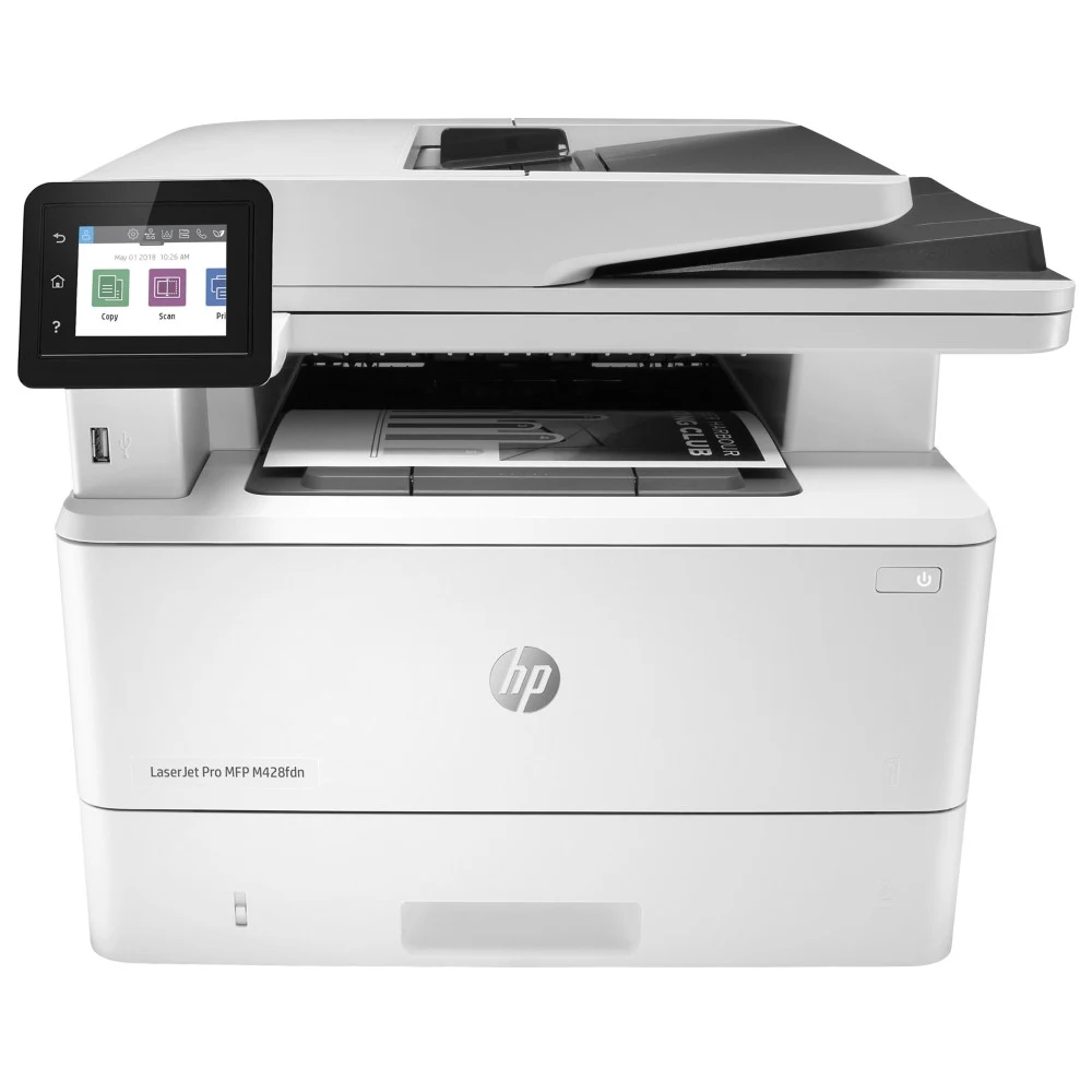 Лазерное многофункциональное устройство HP LaserJet Pro MFP 4103fdn (p/c/s/f , A4, 40 ppm, 512Mb, Duplex, 2 trays 100+250,DADF 50, USB 2.0/GigEth ,W1510A in box, repl.W1A29A) (незначительное поврежд