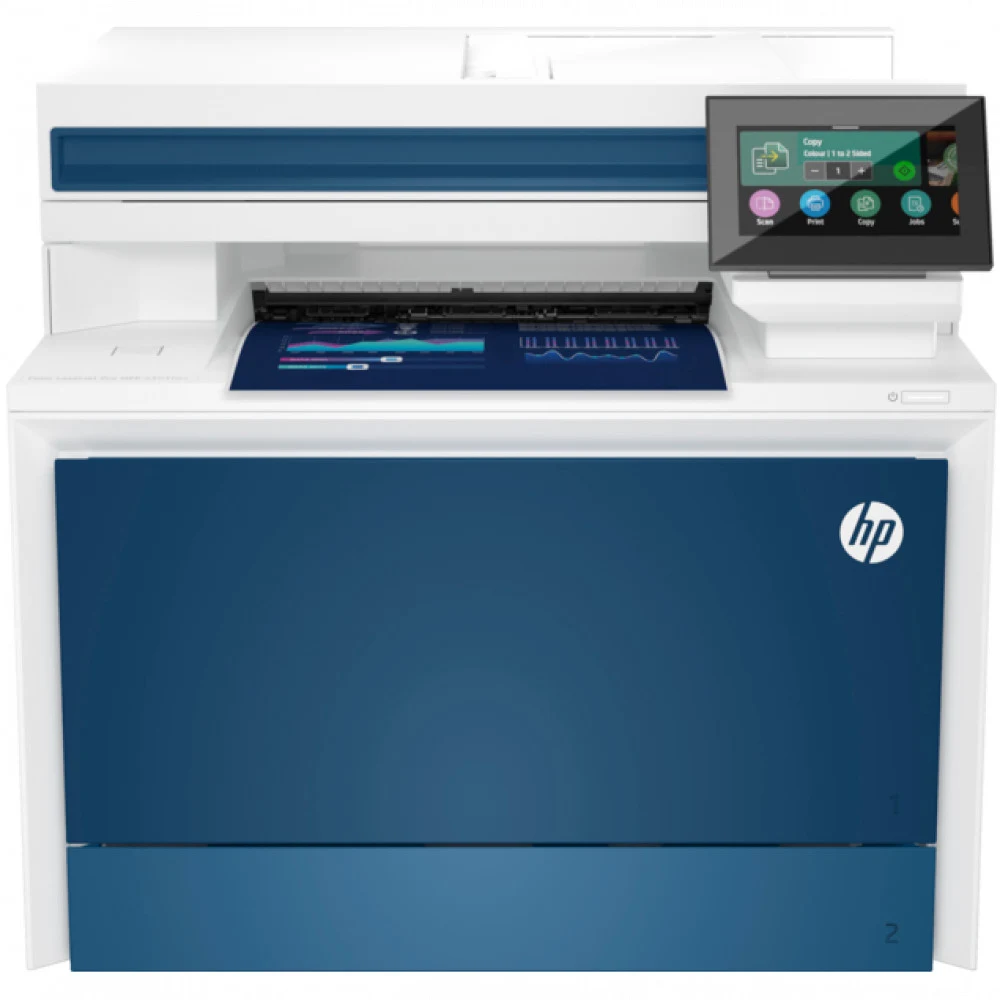 Лазерное многофункциональное устройство HP Color LaserJet Pro MFP 4303fdn (p/c/s/f, A4,600 dpi,33(35)ppm,512Mb,2 trays 50+250,4.3'' touch display,Duplex, DADF50,USB/GigEth/4 cart.in box black 2000&c