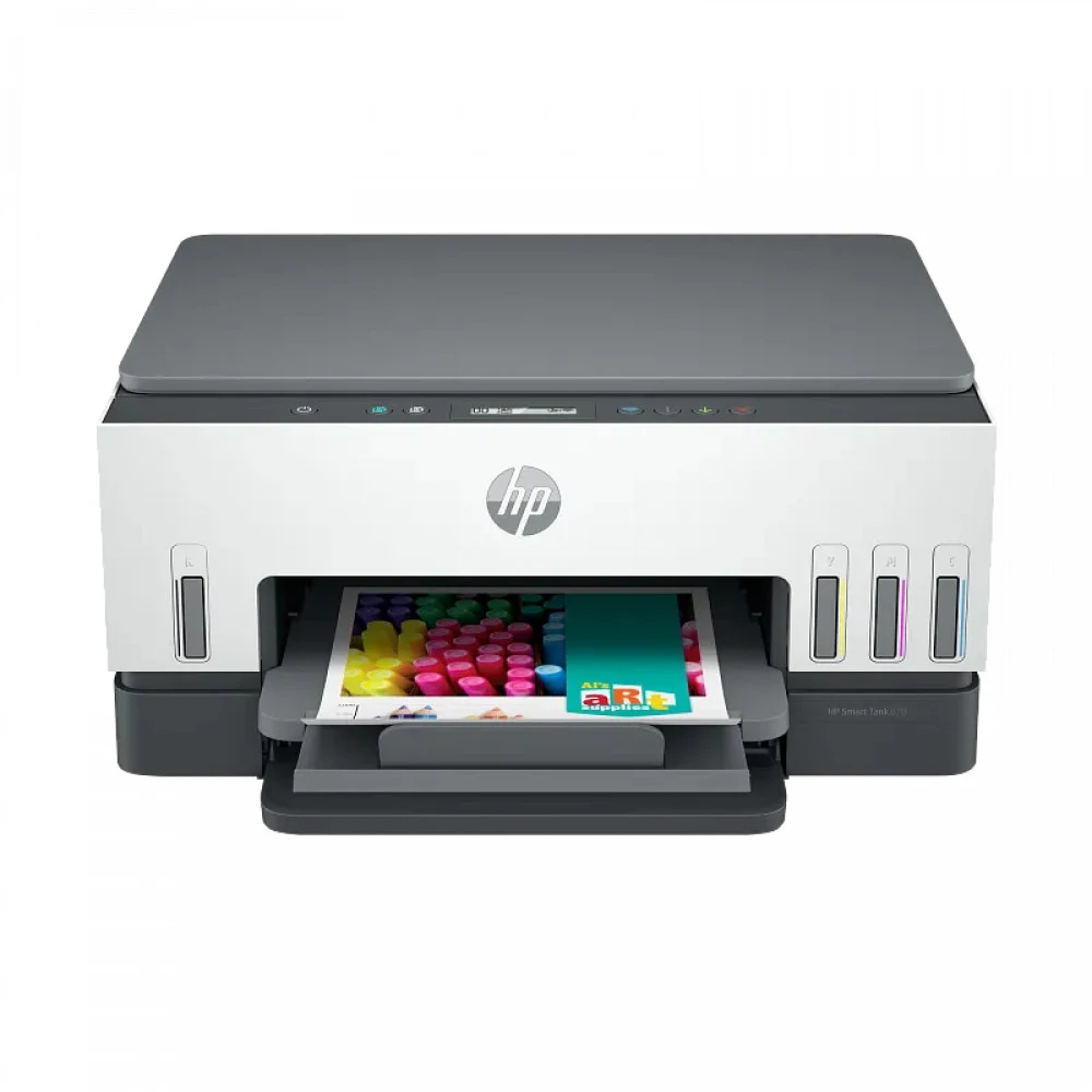 МФУ HP Smart Tank 675 (A4) Color Ink Printer/Scanner/Copier 1200 x 1200 dpi 12/7ppm. USB 2.0+Wi-Fi duty cycle 3000 pages