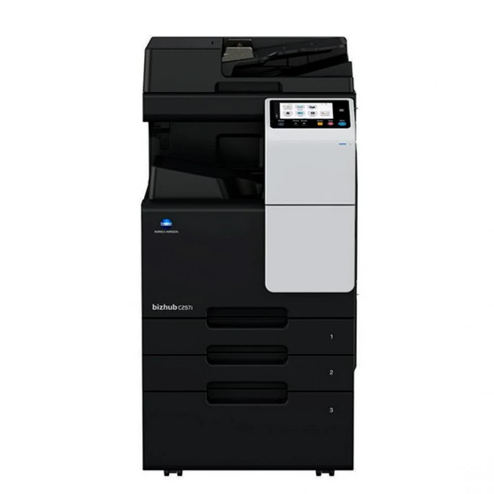 МФУ Konica Minolta bizhub C257i (А3, цветное, 25 ppm, 6GB, SSD 256GB, Duplex, USB 2.0, Gigabit Ethernet, лотки 2х500л, без крышки, без тонера, без кабеля питания 220в), обязат. установка специалисто