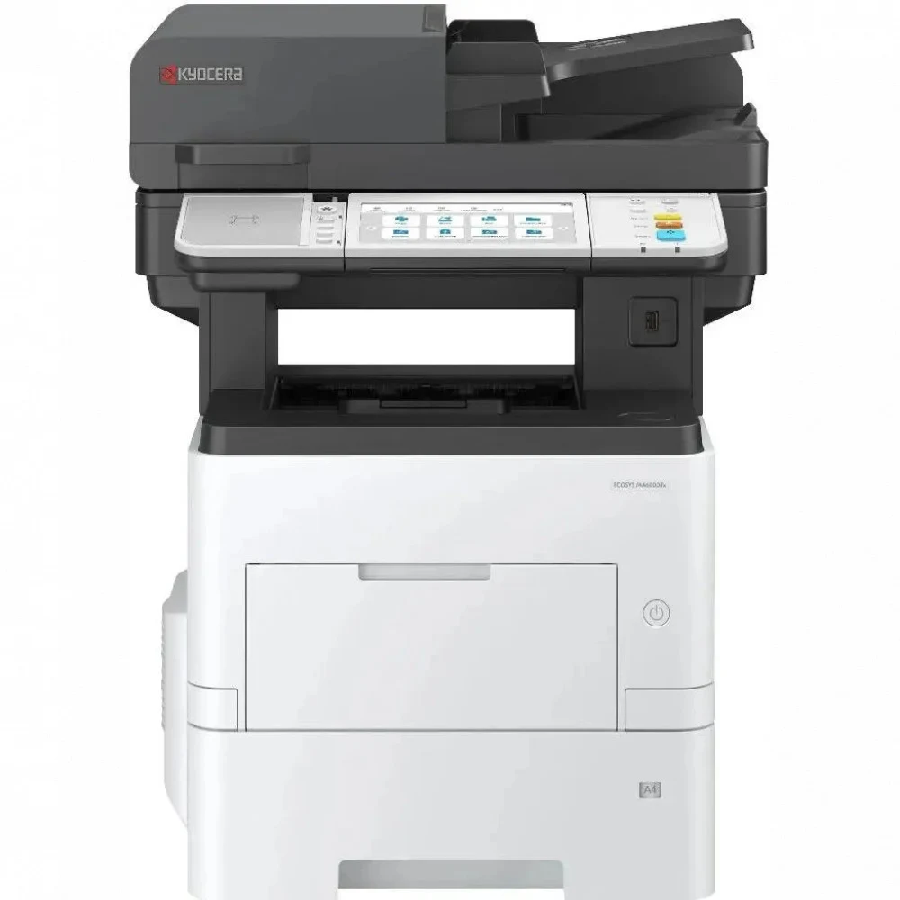 МФУ Kyocera ECOSYS MA6000ifx (замена M3860idn), P/C/S/F, ч/б лазерный, A4, 60 стр/мин, 1200x1200 dpi, 1.5 Гб, USB 2.0, Network, HyPAS, лоток 500 л., Duplex, автопод.