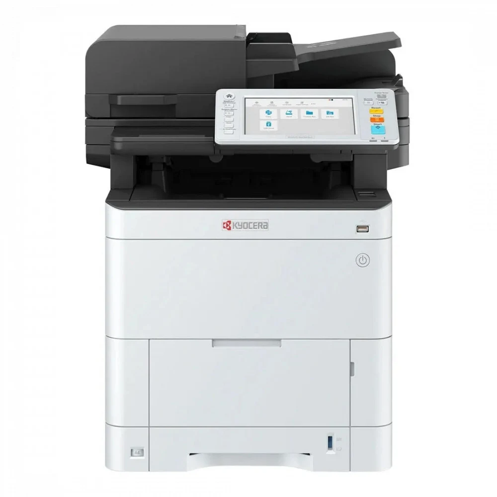 МФУ лазерное Kyocera ECOSYS MA4000cix (A4), цветное, Printer/Scanner/Copier, 1200x1200 dpi, 40 ppm, 2 GB, 1.2 GHz, tray 100+250 sheets, DADF 100 sheets, USB+Ethernet, Duplex, 7" touchscreen, HyPAS,