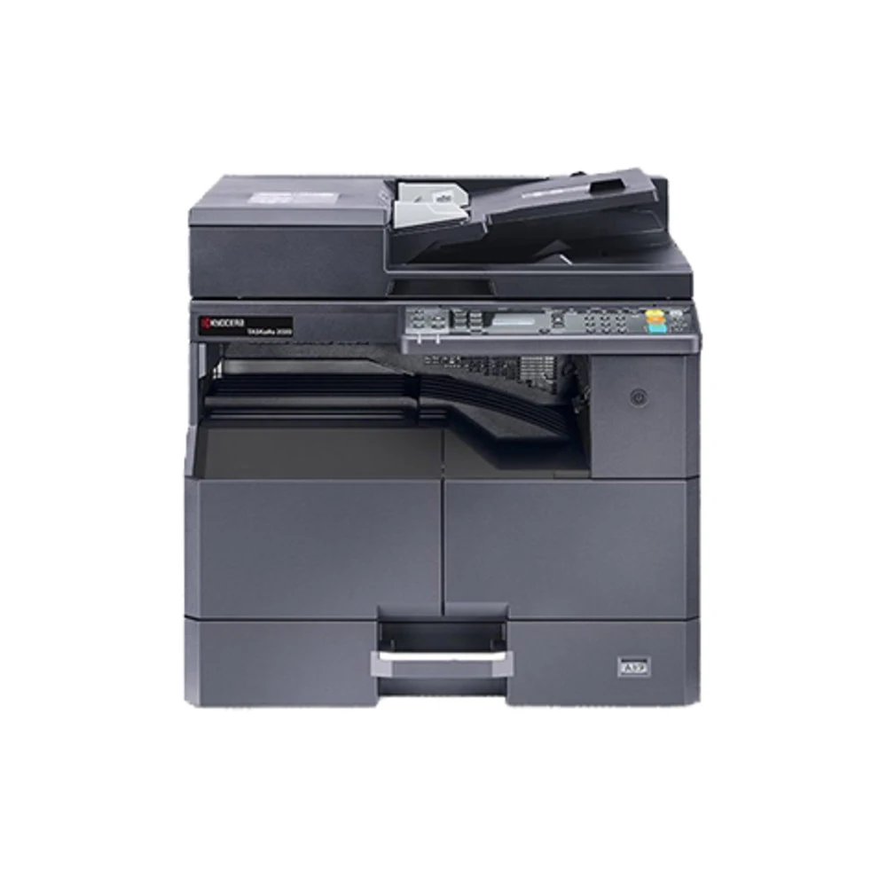 МФУ лазерное Kyocera TASKalfa 2021 (A3), Printer/Scanner/Copier, монохромное, 600 dpi, 20/10 ppm (A4/A3), 256 MB, 500 MHz, tray 100+300 sheets, USB 2.0, EcoPrint, без крышки сканера, drum 150k, star