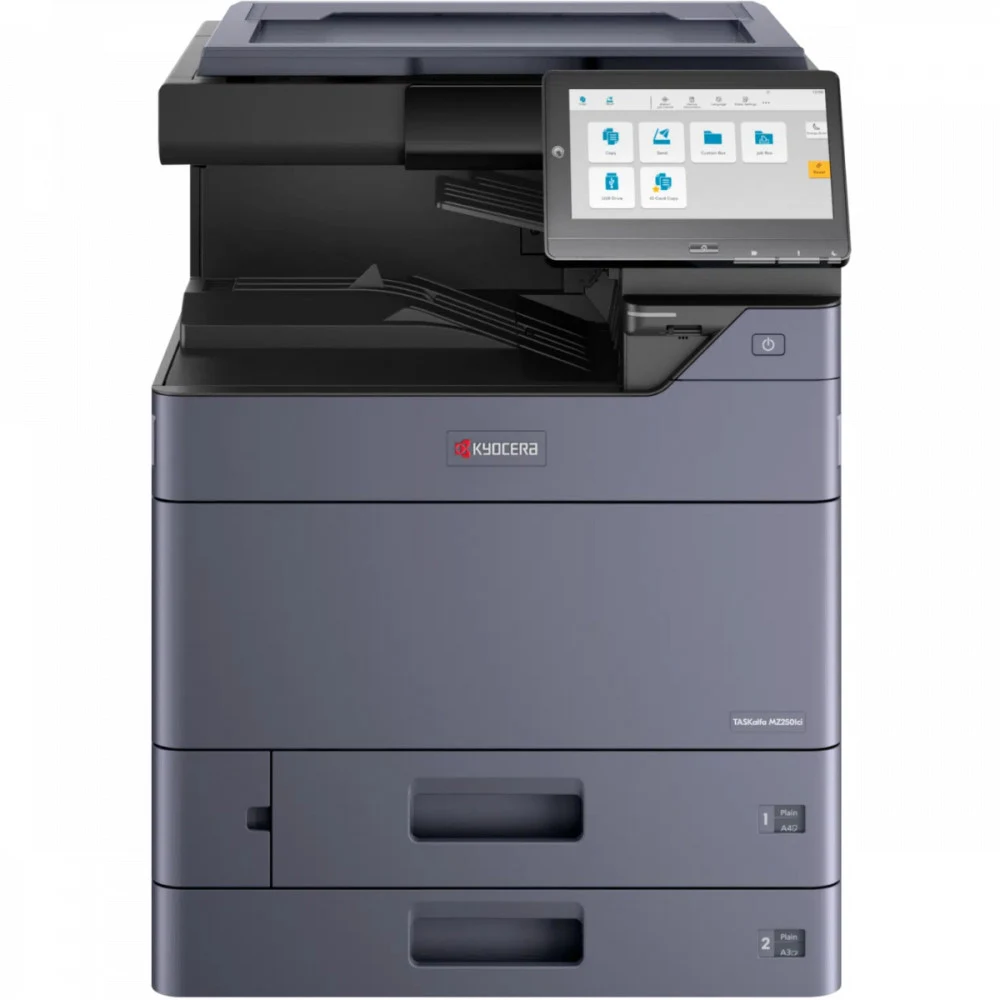 МФУ лазерное Kyocera TASKalfa MZ2501ci (SRA3) Printer/Scanner/Copier цветное 4800x1200 dpi 25/12 ppm (A4/A3) 4 GB+64 GB SSD 1.6 GHz tray 150+1000 sheets USB+Ethernet Duplex, drum 200k, базовый блок,