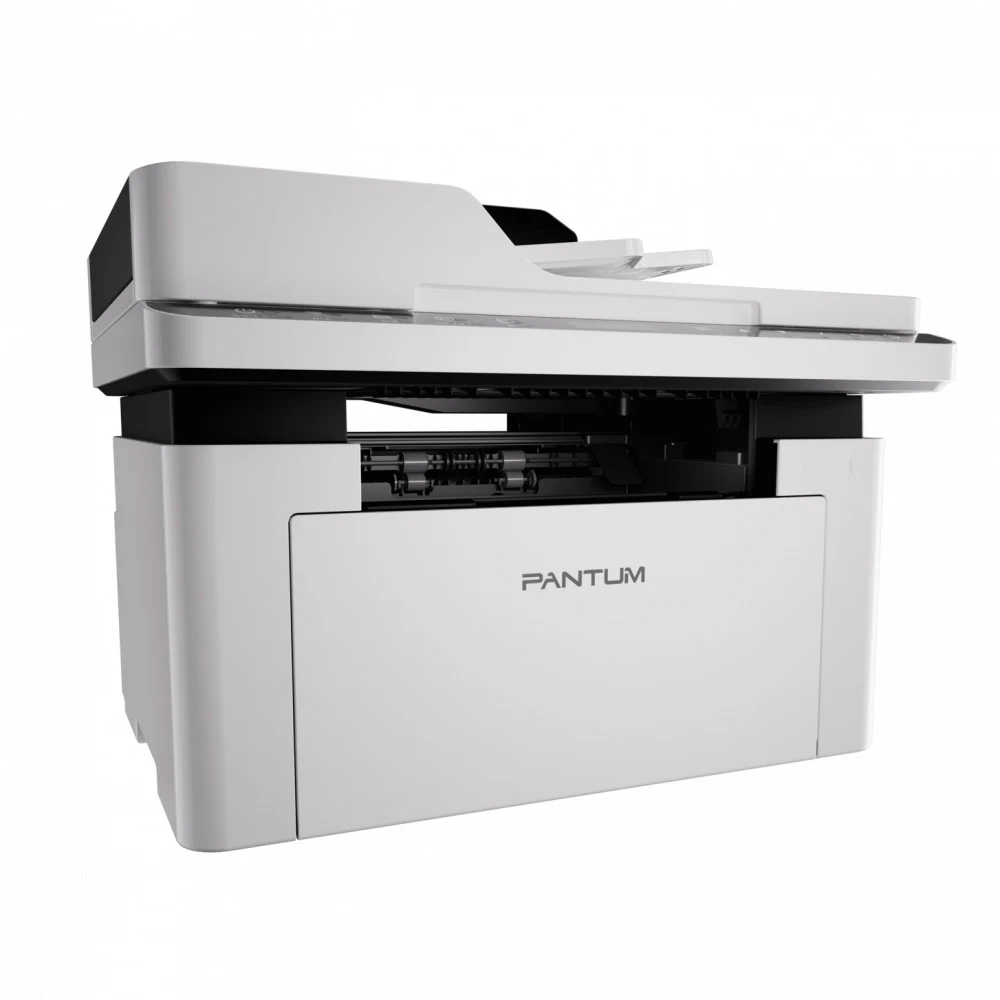 МФУ Pantum BM2300AW, P/C/S, Mono laser, А4, 22 ppm (max 20000 p/mon), 800 MHz, 1200x1200 dpi, 256 MB RAM, ADF, paper tray 150 pages, USB, WiFi, start. cartridge 700 pag (существенное повреждение кор
