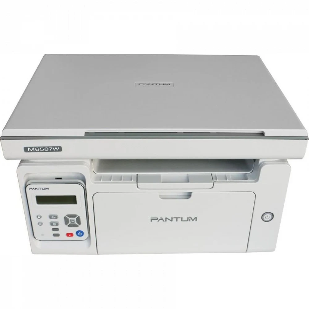 M6507W (копир, принтер, цв. сканер) (чб., A4, 22ppm, 128MB, 600MHz, 60-163 г/м2, 1200x1200 dpi, макс. 20т мес., GDI, USB 2.0, Wi-Fi, емкость лотков подачи - 150 листов, в комплекте стар.-й картридж