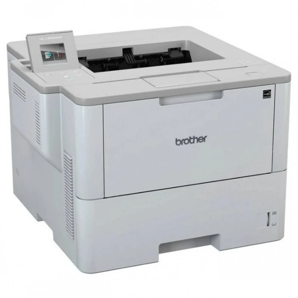 HLL6450DWR1_D - Принтер Brother HL-L6450DW, A4, 50 стр/мин, 512Мб, дуплекс, GigaLAN, WiFi, лоток 520л, NFC, USB, стартовый картридж 20000стр