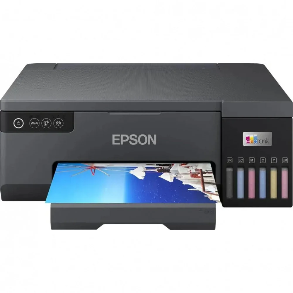 Принтер струйный Epson EcoTank L8050 (A4, 6цв, 5760x1440dpi, до22чб/22цв ppm, СНПЧ, WiFi, USB) (C11CK37405)