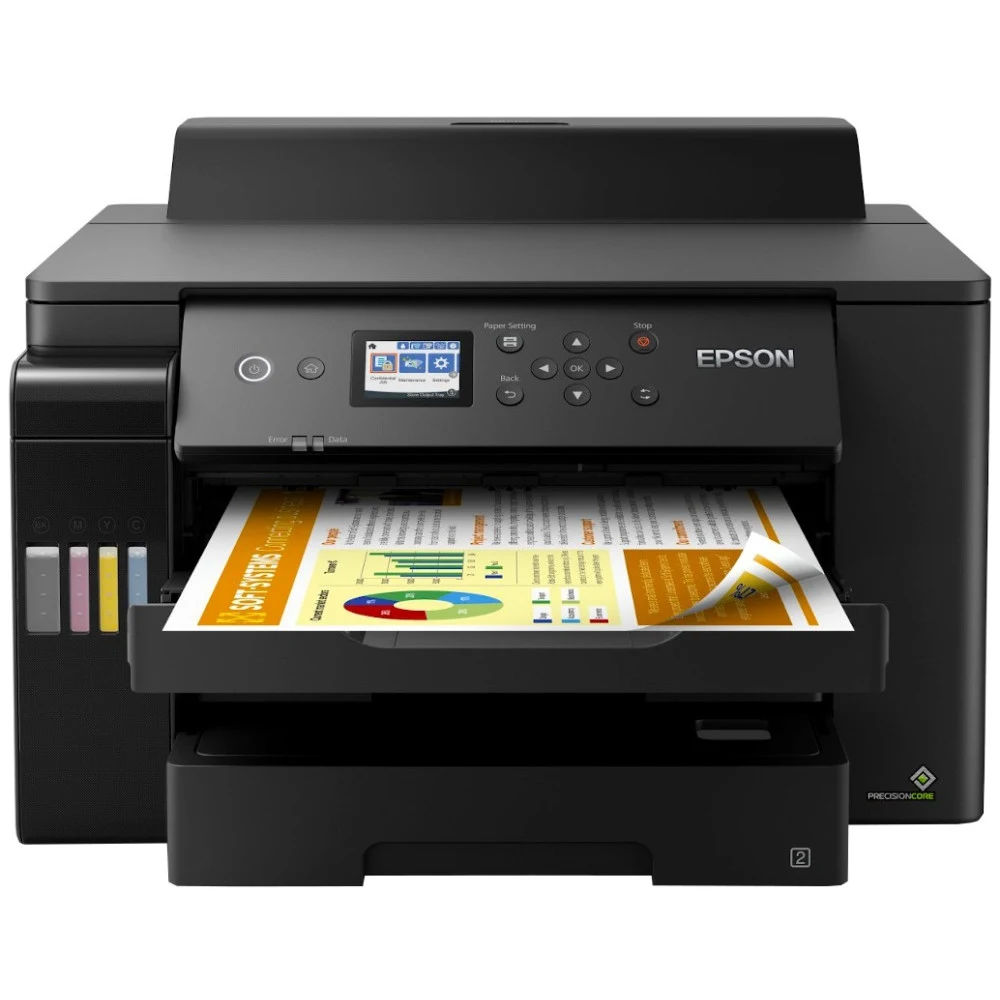 Принтер струйный цветной Epson L11160, А3+, 32 стр/мин (A4), duplex, WIFI, Ethernet, C11CJ04404