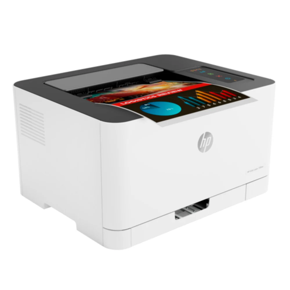 Принтер HP Color Laser 150nw Printer (A4,600x600dpi, (18(4)ppm, 64Mb, USB 2.0/Wi-Fi/Eth10/100,AirPrint, HP Smart,1tray 150, 1y warr, cartridges 700b &500cmy pages in box,repl.SL-C430W ) (4ZB95A#B19)