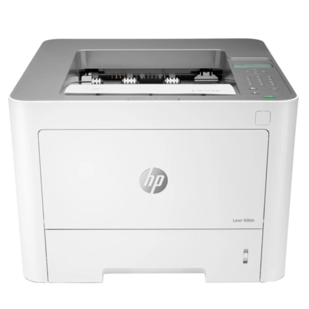 HP Laser 408dn Printer (A4, 1200dpi, 40ppm, 256Mb, 2 trays 50+250, duplex, USB/GigEth, PCL5, PCLXL, PS, cartridge 3000 pages & Imaging Drum 30K pages in box, repl. Samsung SL-M4020ND)