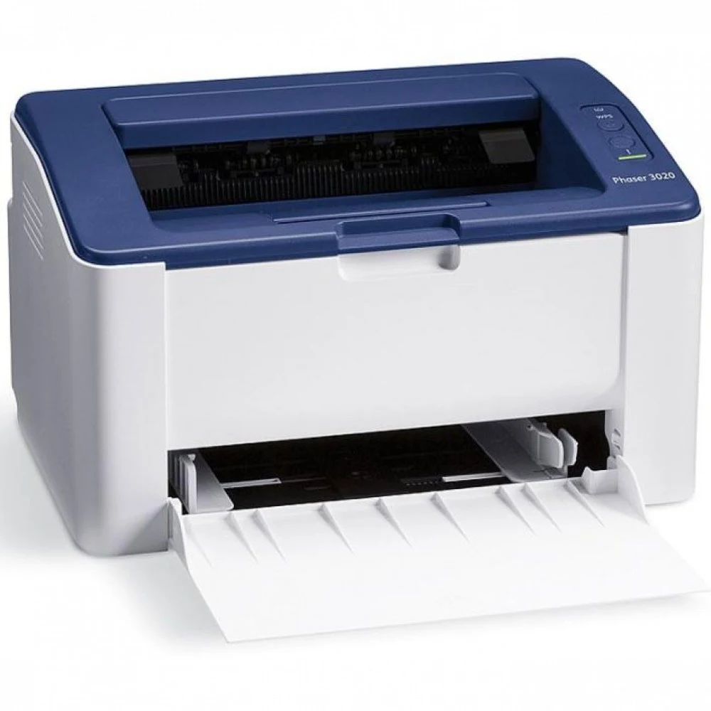 Монохромный принтер, Xerox, Phaser 3020BI, A4, Лазерный, 20 стр/мин, Нагрузка (max) 15K в месяц, 150 стр. - емкость лотков подачи, 600MHz, 128MB, GDI, USB 2.0, Wi-Fi, Apple AirPrint (3020V_BI)