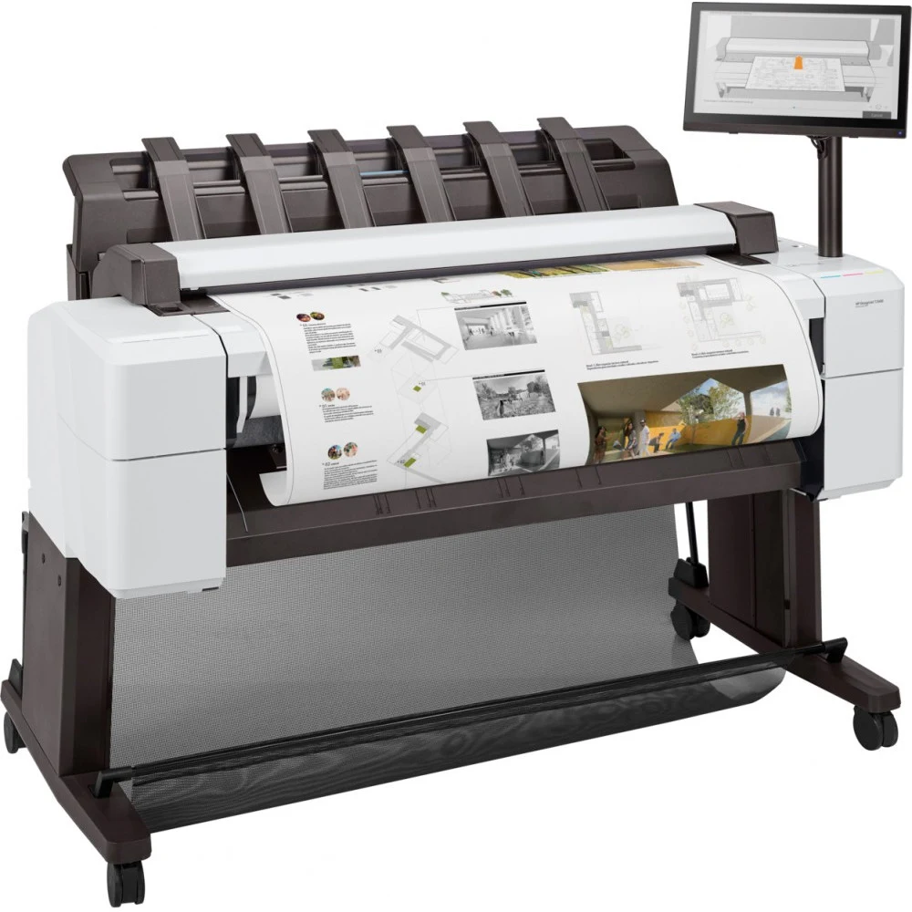 Широкоформатный принтер HP DesignJet T2600 PS MFP (p/s/c, 36",2400x1200dpi, 3 A1ppm, 128GB, HDD 500GB, rollfeed, autocutter,output tray, stand, Scanner 36",600dpi, 15,6" touch display, extUSB, GigEt