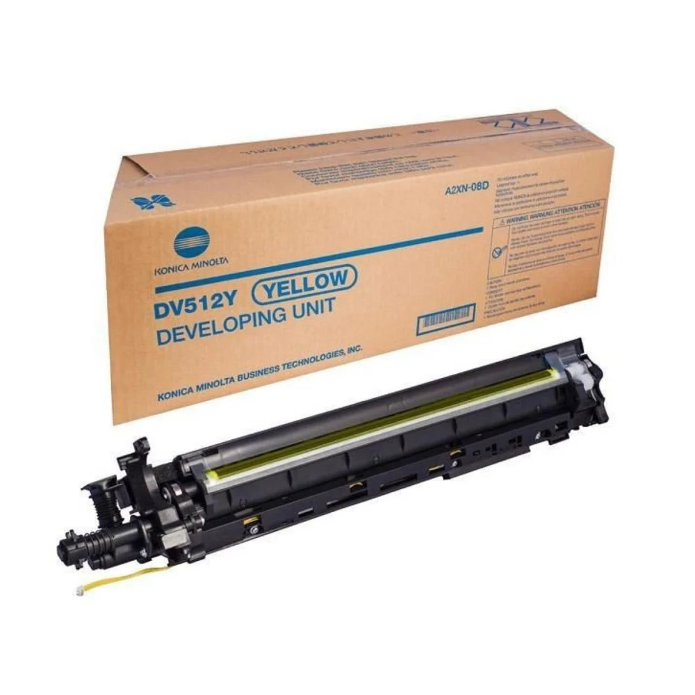 Блок девелопера Konica Minolta bizhub C224/C284/C364/C454/C554/C224e/C284e/C364e/C454e/C554e желтый DV-512Y ресурс 600K