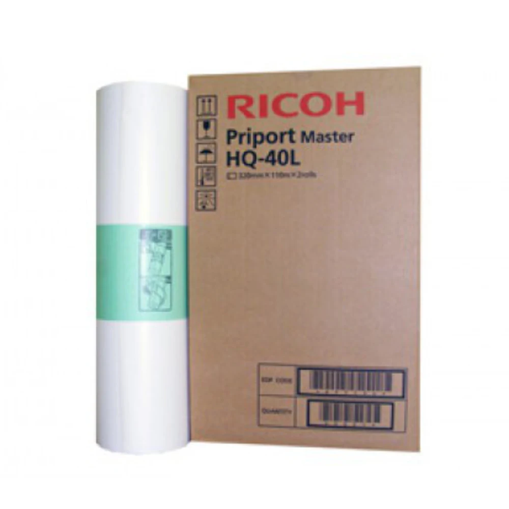 893196 - Мастер-плёнка (2 рулона в коробке) для дупликатора тип HQ40L для Ricoh Priport JP4500/DX4542/4545/DD4450 (2х110м)