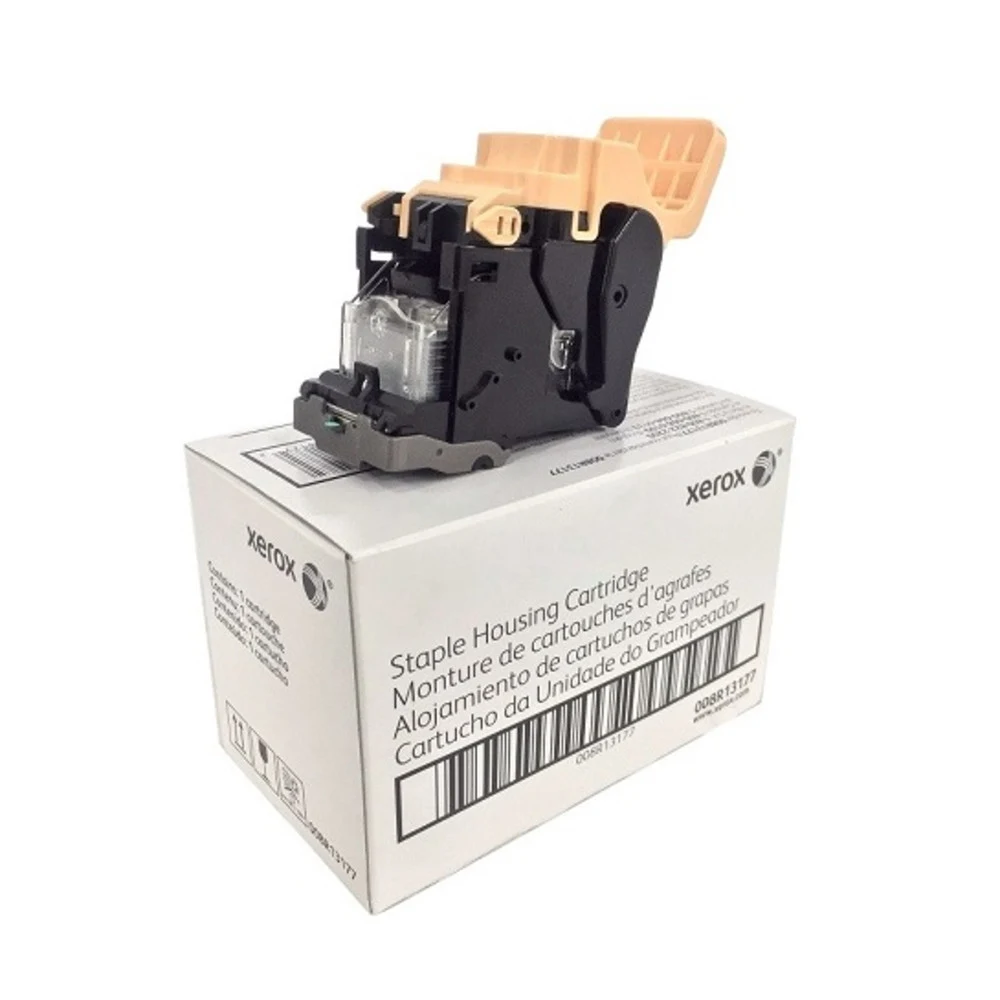 Картридж скрепок, Xerox, 008R13177, Совместимость: Буклетмейкер BR Finisher для Xerox VersaLink C8000DT/C9000DT, AltaLink C8030/C8035/C8045/C8055/C8070, Количество в упаковке: 4 штуки по 5 000 скреп