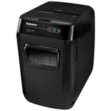 Шредер Fellowes® AutoMax™ 130C. (130 листов) , 32 литр, 4х51 мм (класс 3), автореверс, скобы/скрепки/карты.