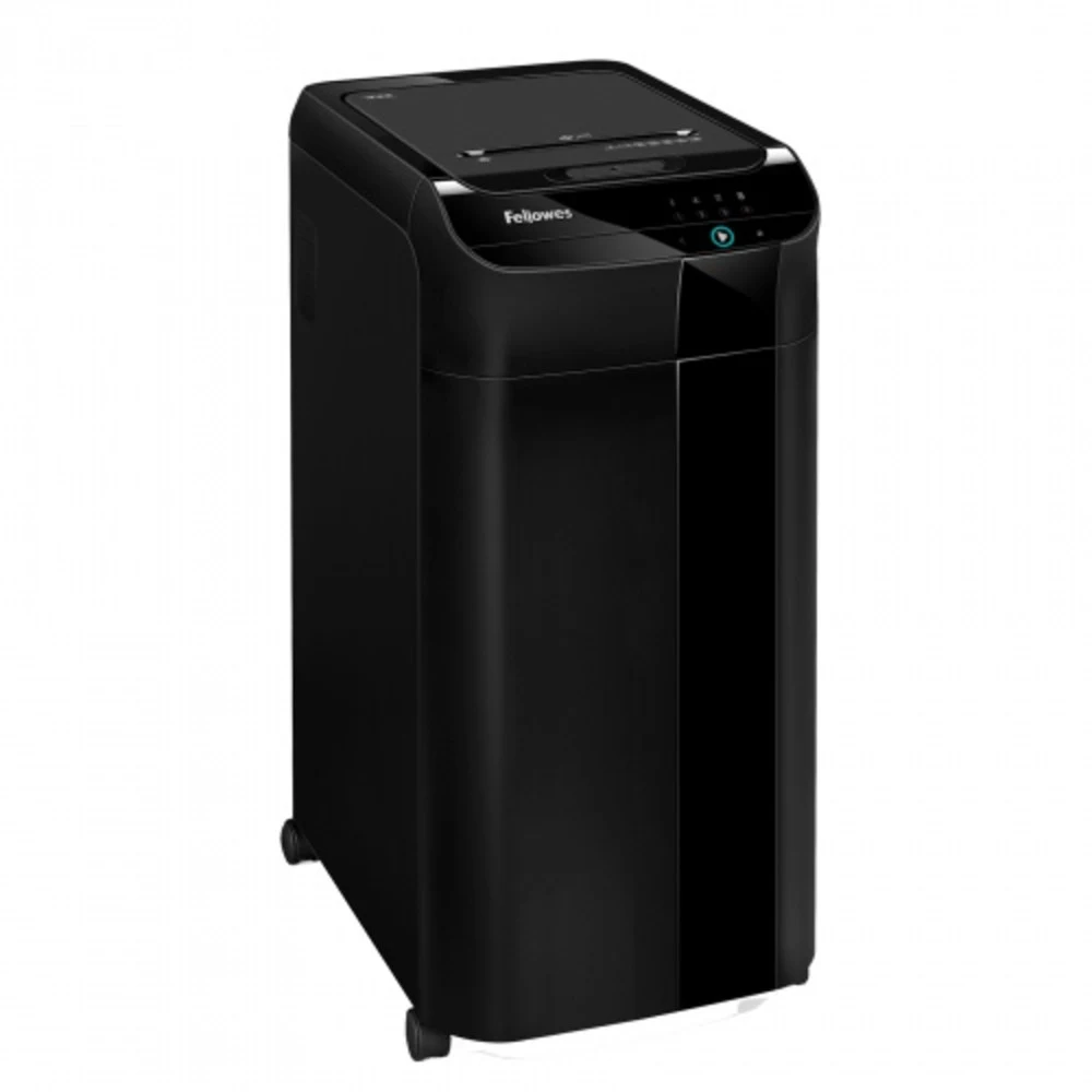 FS-49641 - Уничтожитель документов Fellowes AutoMax 350C, автоподача, DIN P-4, 4х38мм, 350лст., 68 лтр., Smart Lock