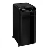 Шредер Fellowes AutoMax 450C черный с автоподачей (секр.P-4) фрагменты 450лист. 68лтр. скрепки скобы пл.карты CD