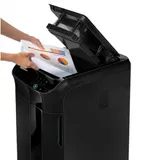 Шредер Fellowes AutoMax 450C черный с автоподачей (секр.P-4) фрагменты 450лист. 68лтр. скрепки скобы пл.карты CD