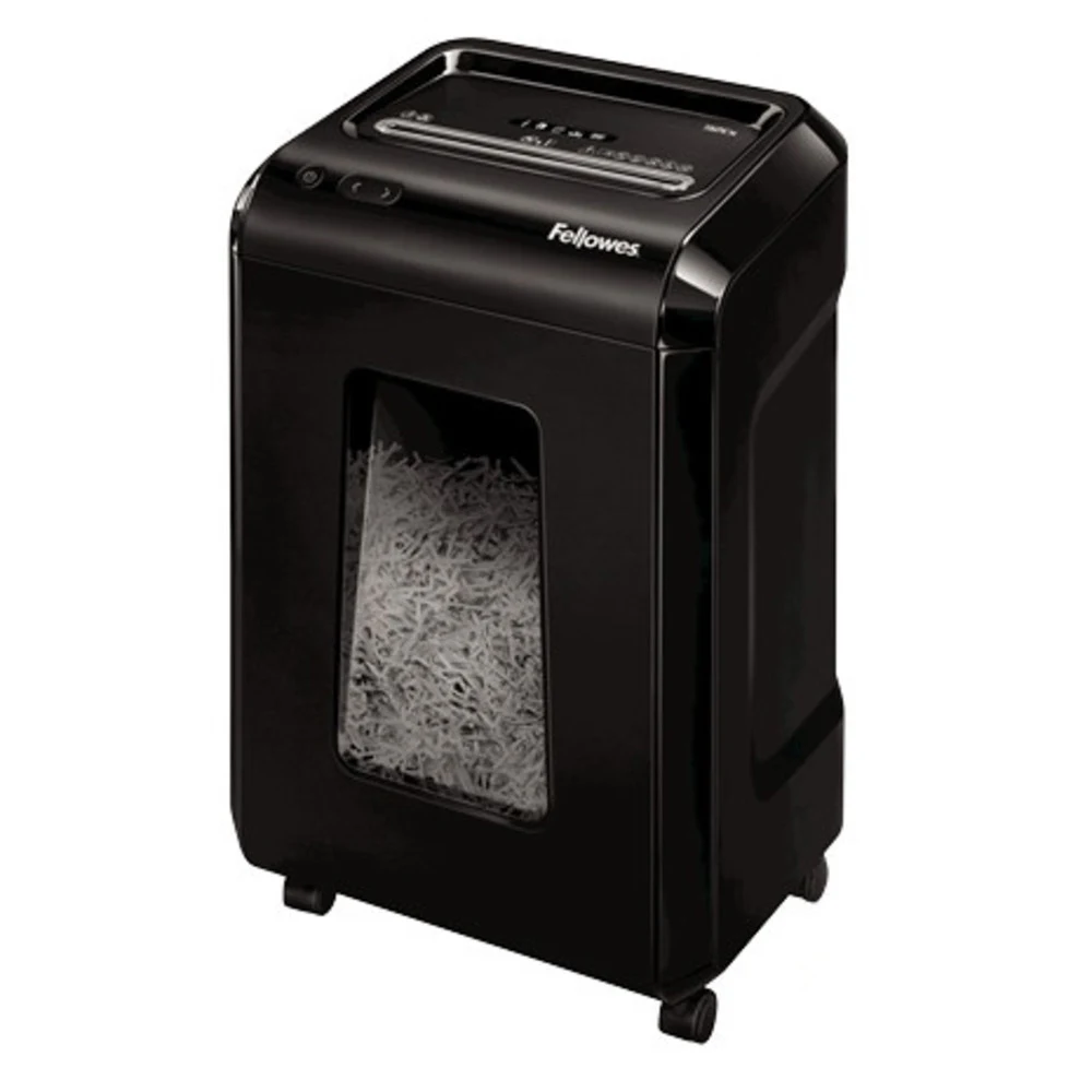 Fellowes Шредер Powershred 92Cs FS-1719301 {P-4, 4х38мм, 18лст., 25лтр., уничтожает: скобы, карты, скрепки, CD}