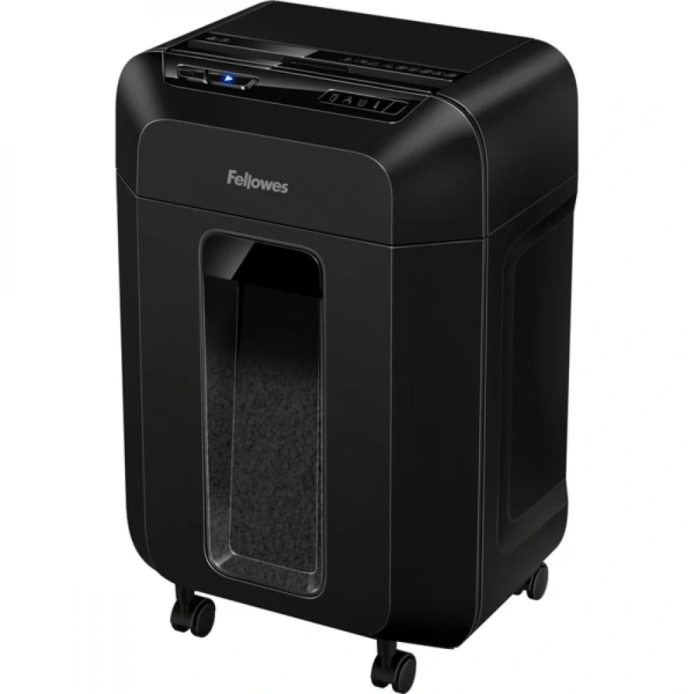 FS-46215 - Уничтожитель документов Fellowes AutoMax 80M, минирезка, DIN P-4, 4х12 мм, автоподача 80 лст., 17 лтр., автореверс, уничт.: скобы, скрепки, пл. карты.