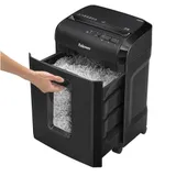 Шредер Fellowes PowerShred 10M (секр.P-5)/фрагменты/10лист./19лтр./скобы/пл.карты