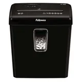 Шредер Fellowes Powershred P-30C Шредер, Fellowes, Powershred P-30C, Уровень секретности P-4, Фрагмент 4х34 мм., Подача: 6 лист., Ёмкость корзины 15 л., Уничтожение скобов, скрепок, пл. карт, Чёрный