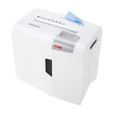 Шредер HSM Shredstar X8-4.5x30 WHITE (DIN P-4 O-1 T-2 E-2 F-1) фрагм.4,5х30мм,9 листов,18 литров,Уничт.скобы,скрепки,пл.карты,CD